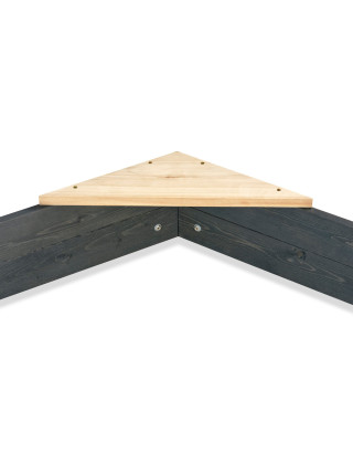 Дерев'яна пісочниця EXIT Aksent 160×140 см (шестикутна)